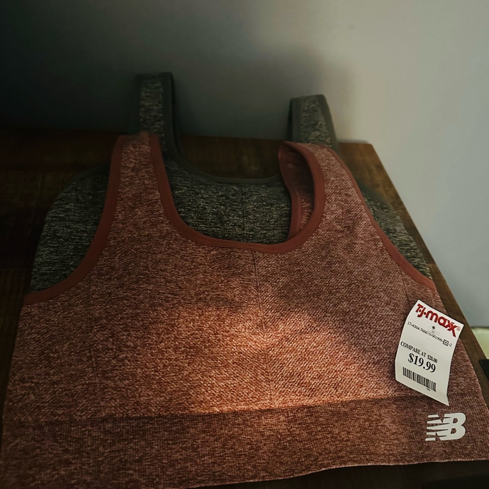 New Balance Sports Bras Sz LG-2 Pack